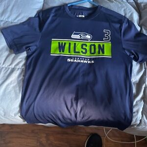 Seattle Seahawks NFL Team Apparel Dark Blue Shirt